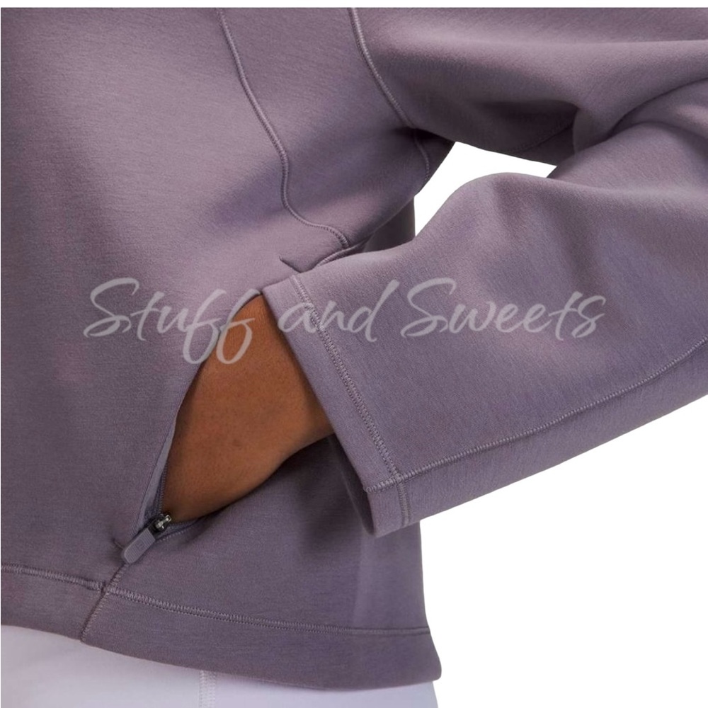 Lululemon AirWrap Modal Crew Dusky Lavender 2 - Picture 5 of 10